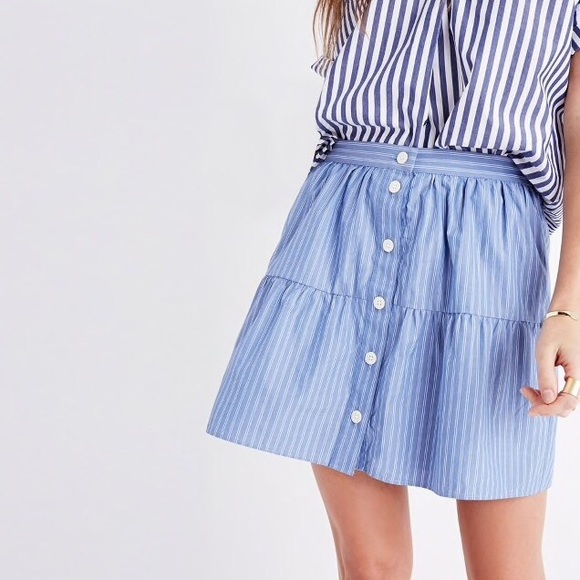Madewell Dresses & Skirts - Madewell Bistro Mini Skirt in Stripe